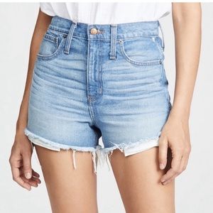 Madewell The Perfect Jean Shorts Step Hem